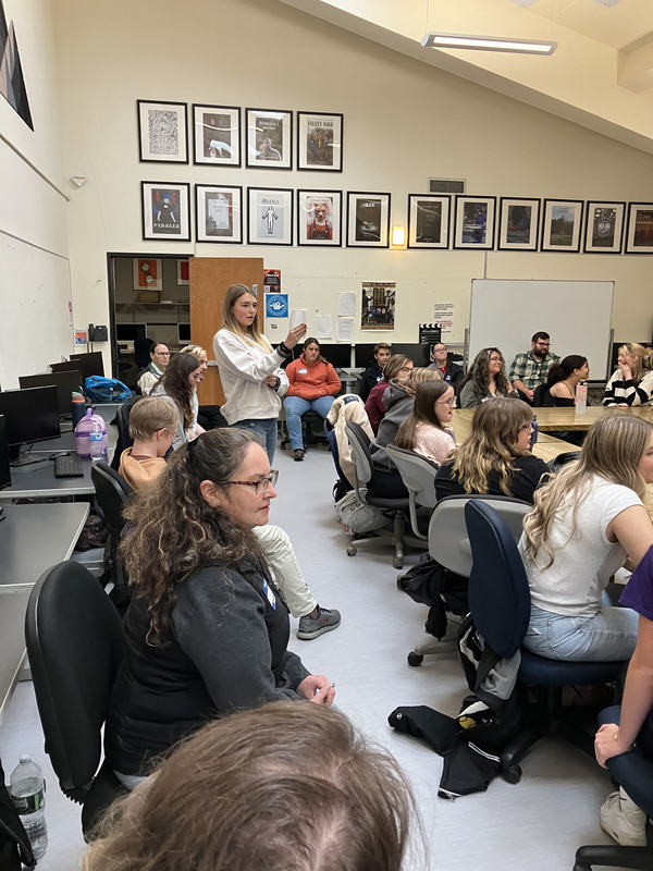 Students at theater workshop at MVCC