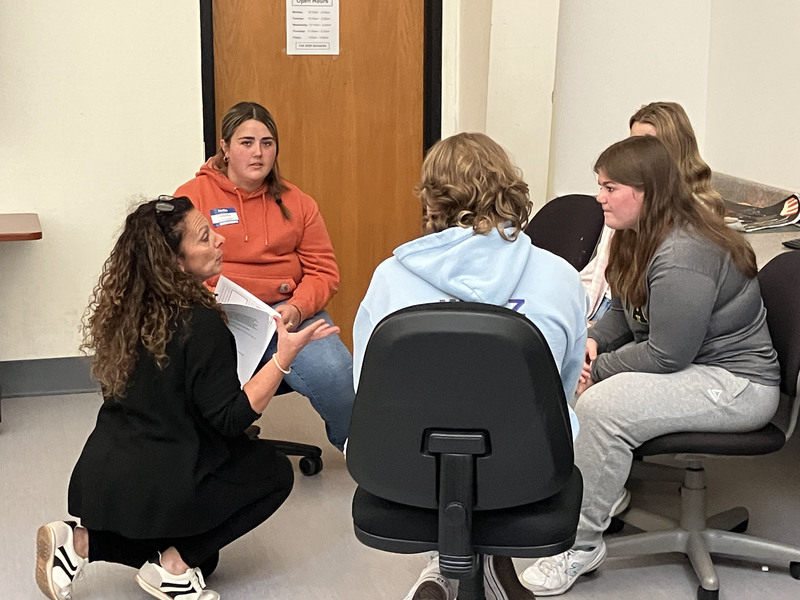 Students at theater workshop at MVCC