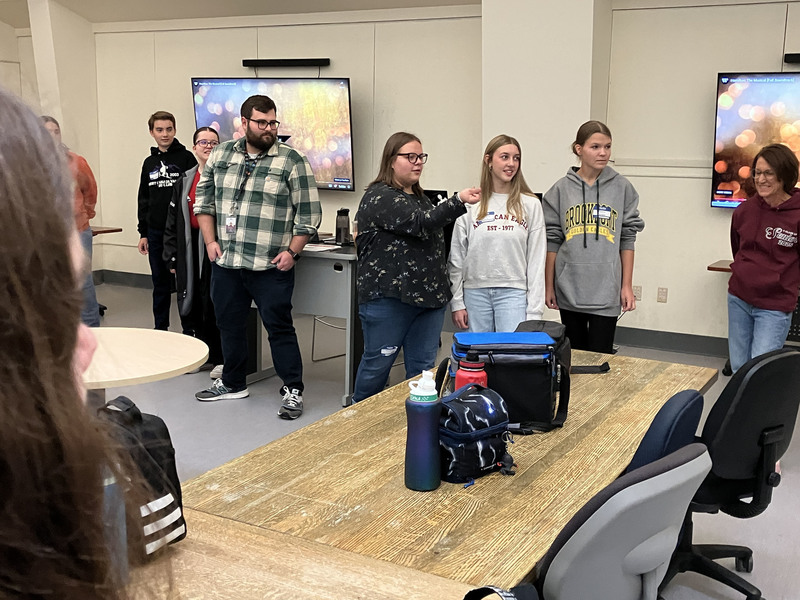 Students at theater workshop at MVCC