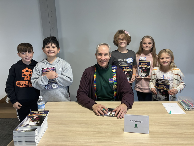 Students at Creature Crafting workshop