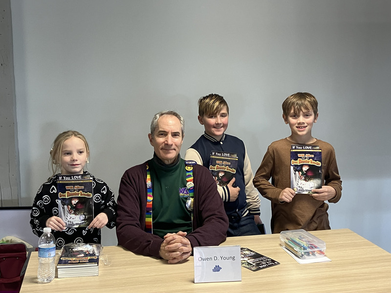 Students at Creature Crafting workshop