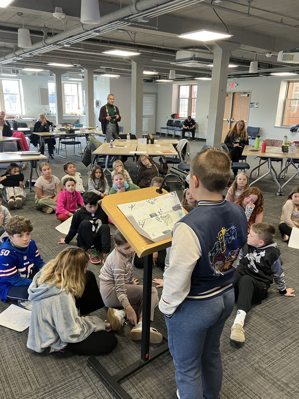 Students at Creature Crafting workshop