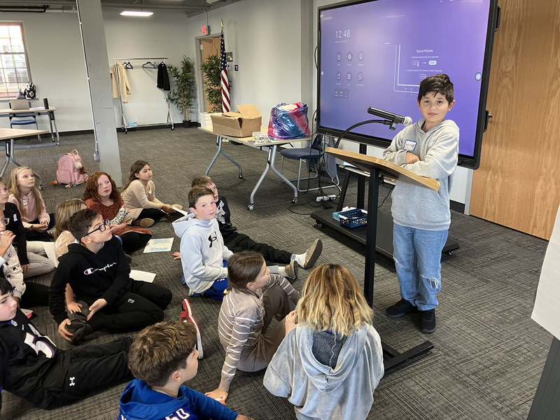 Students at Creature Crafting workshop