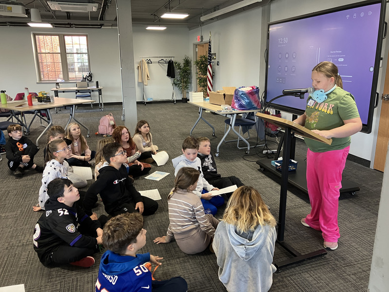 Students at Creature Crafting workshop