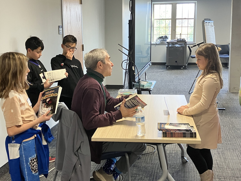 Students at Creature Crafting workshop