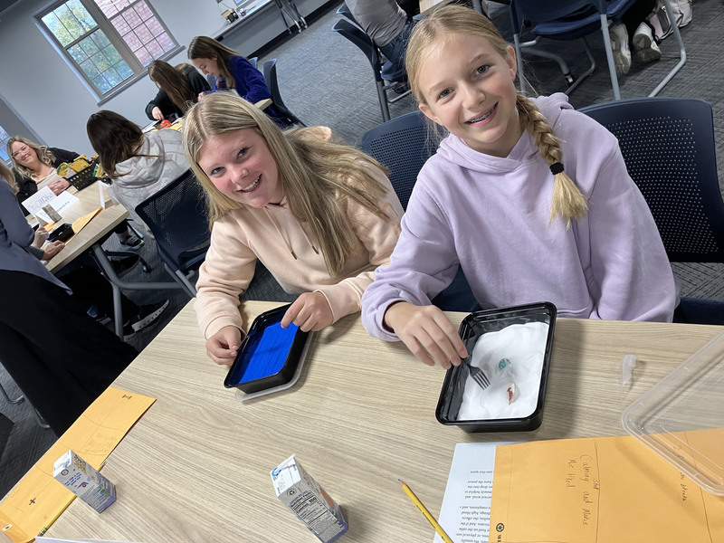 Students at mindfulness/SEL workshop