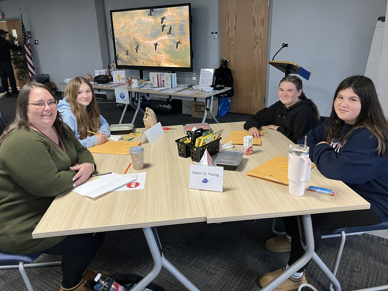 Students at mindfulness/SEL workshop