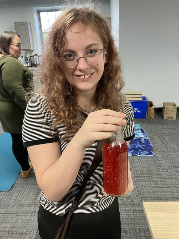 Students at mindfulness/SEL workshop