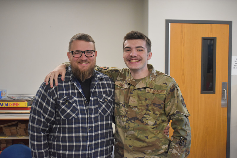BOCES grad and teacher posing for photo