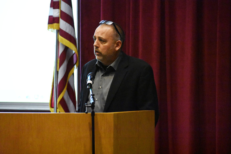 DJ Shepardson speaking at forum