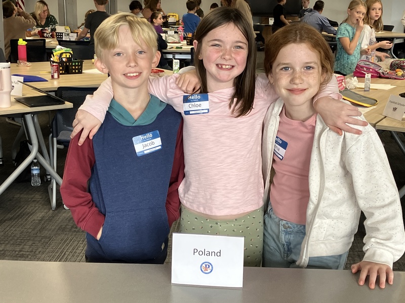 Students at storytelling workshop