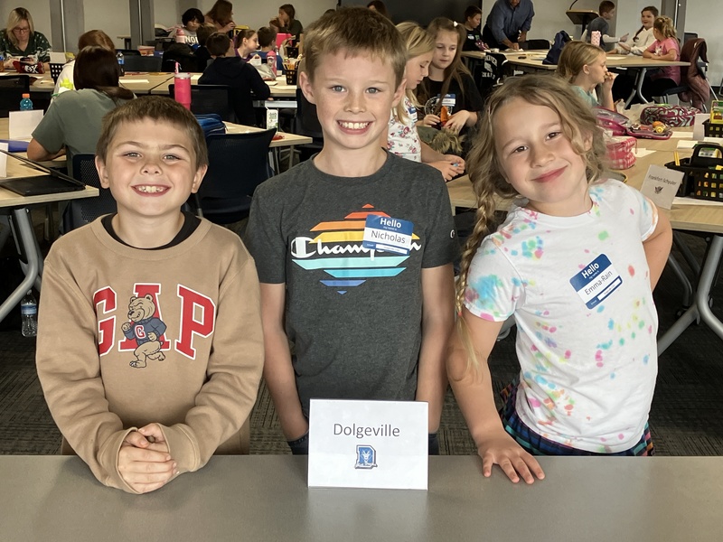 Students at storytelling workshop