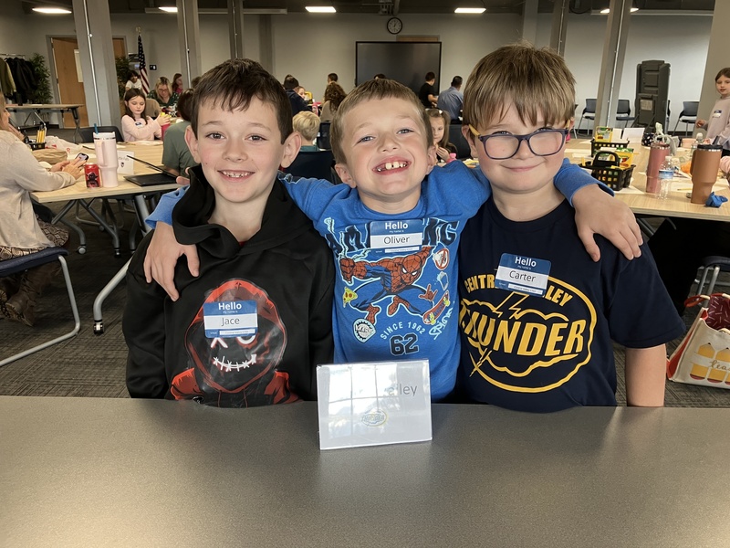 Students at storytelling workshop