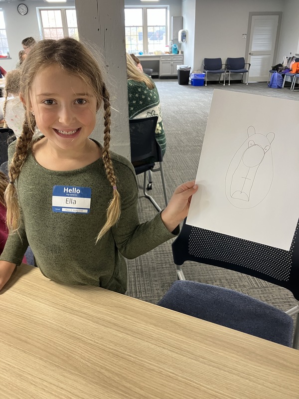 Students at storytelling workshop