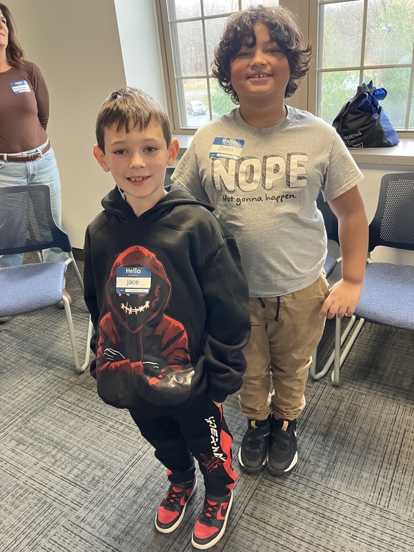 Students at storytelling workshop