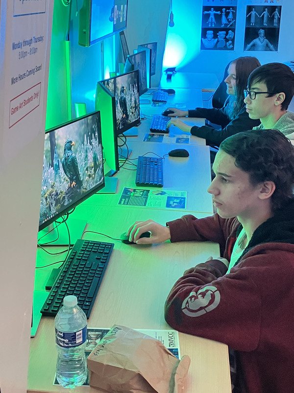 Students in computer lab