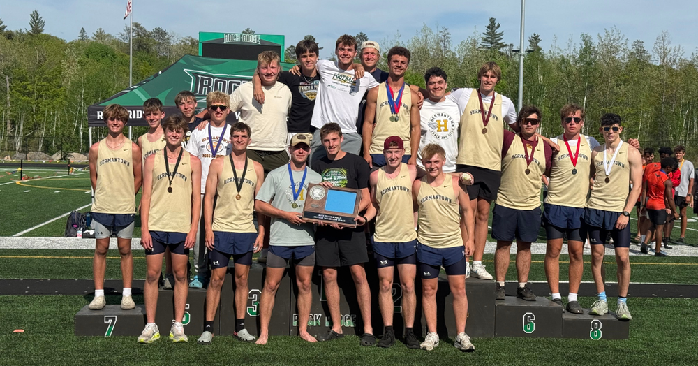 Hermantown Boys Track and Field Team placed second at sections