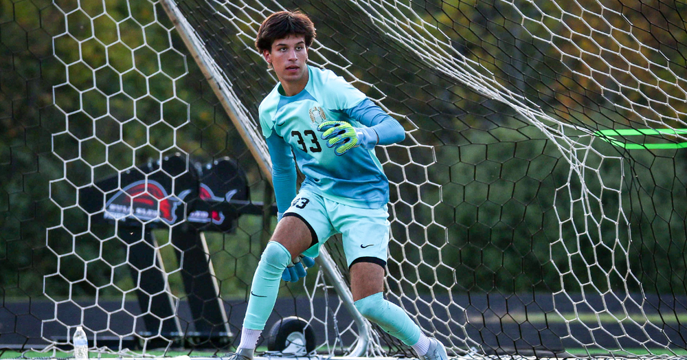 Hermantown boys soccer goalie