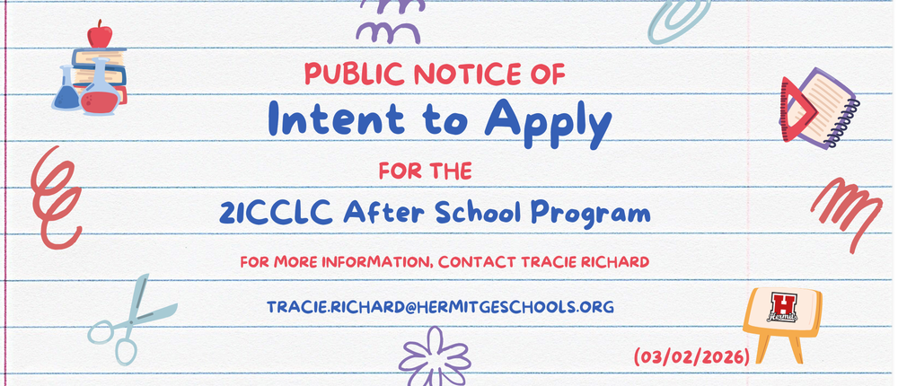 Notice of Intent to Apply 21CCLC