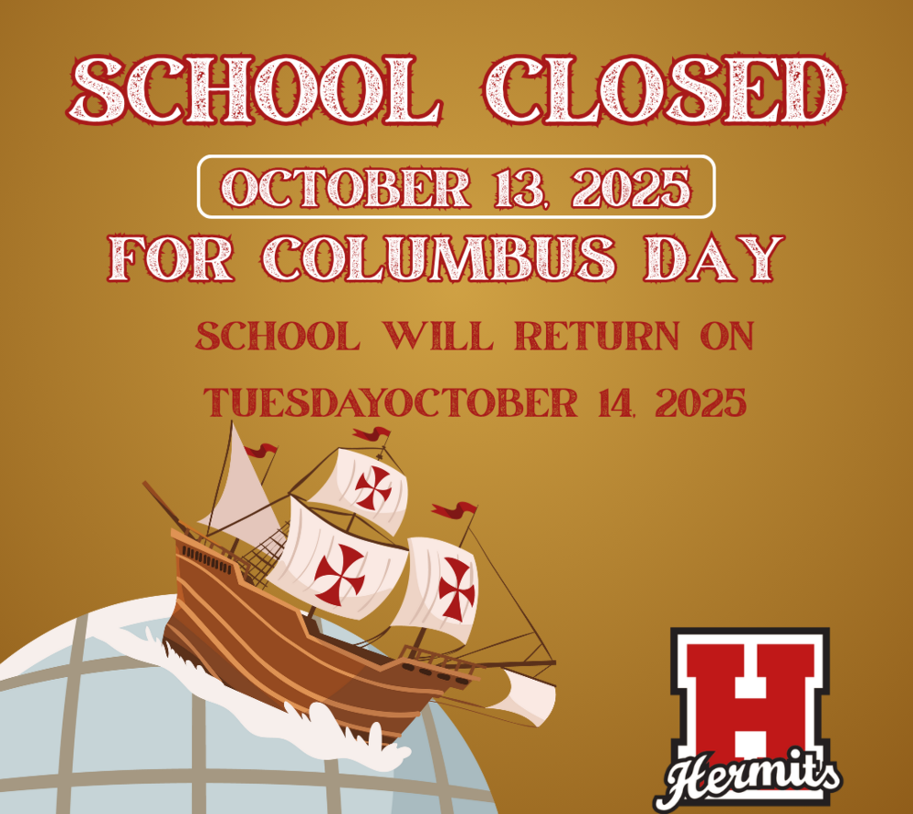 School Closed 10/13/25