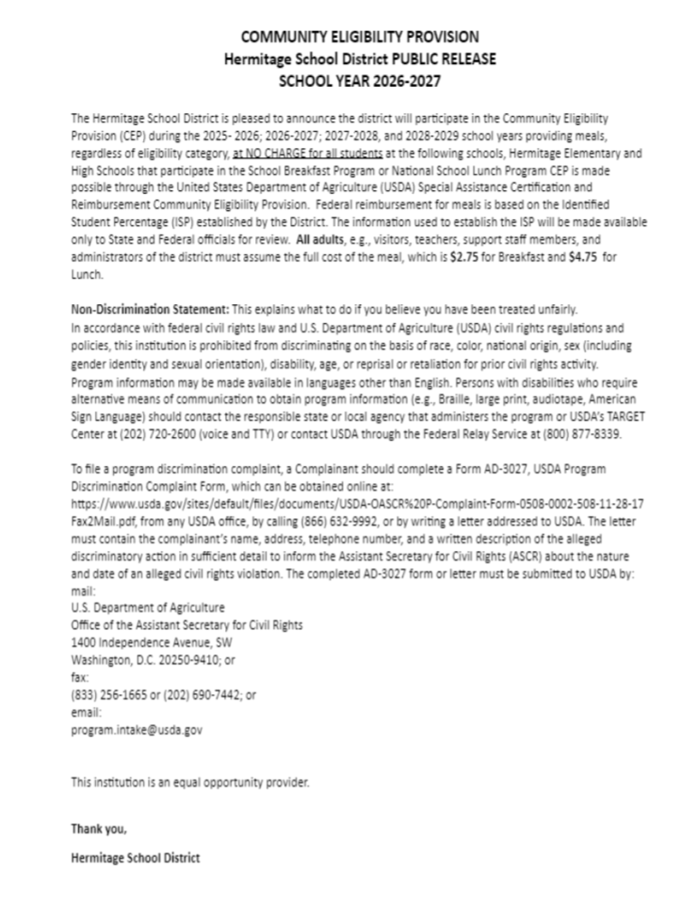 CEP 2026-2027 Announcement