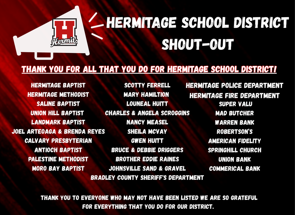 Hermitage Shout-Out