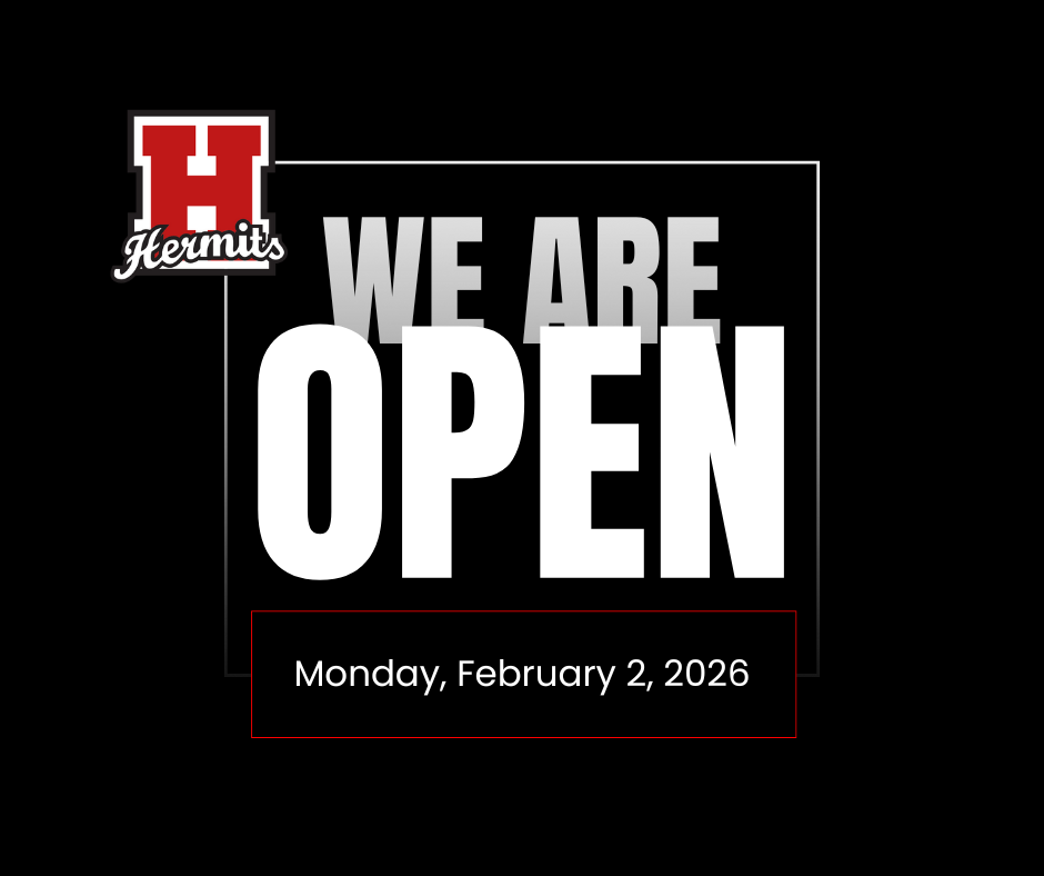 We are open! 2/2/26