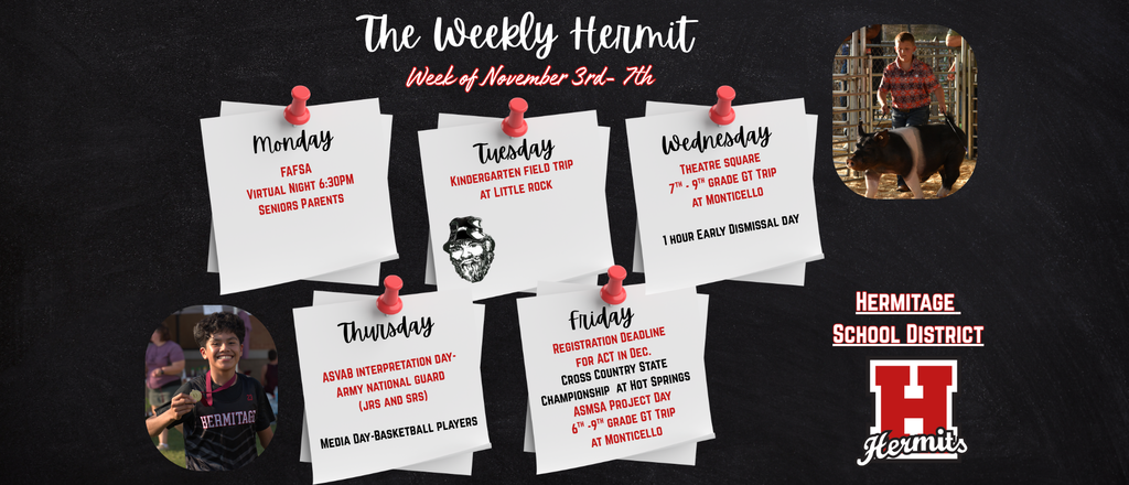 November 3rd-7th Weekly Hermit