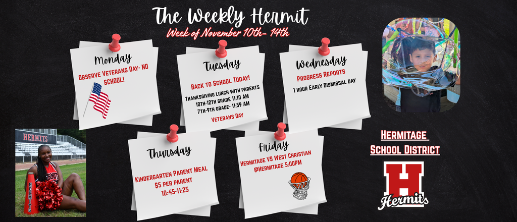 Weekly Hermit November 10th-14th