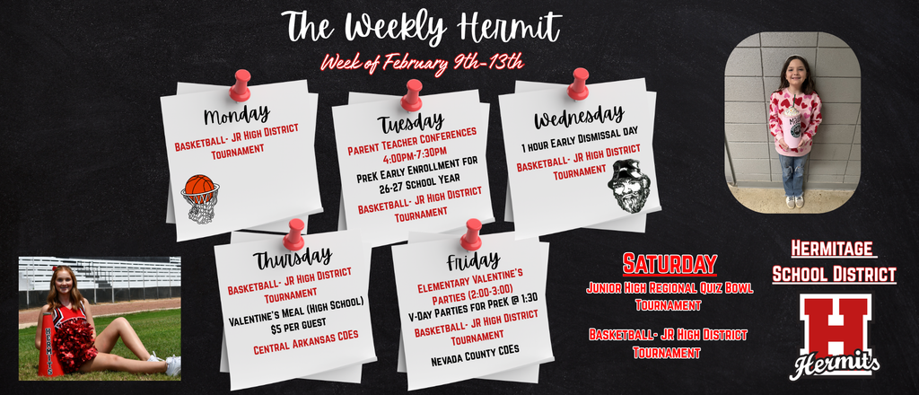 Weekly Hermit 2/9-2/13