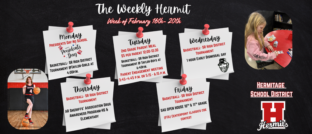 Weekly Hermit 2/16/26-2/20/26