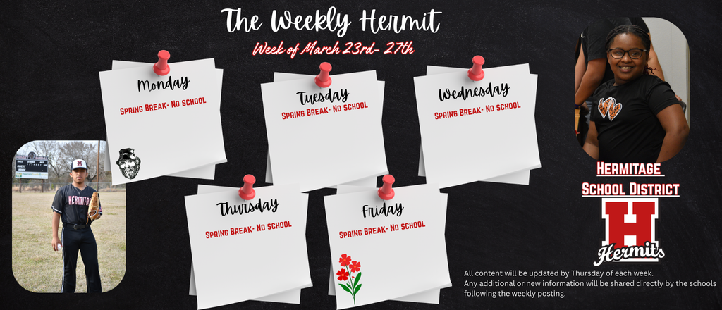 Weekly Hermit 3/23-3/27
