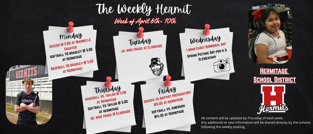 Weekly Hermit 4/6/26-4/10-26