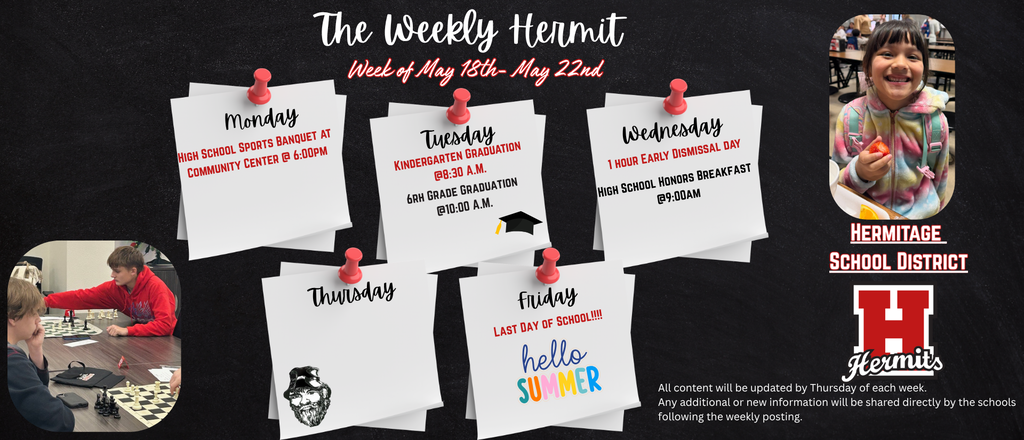 Weekly Hermit 5/18-5/22