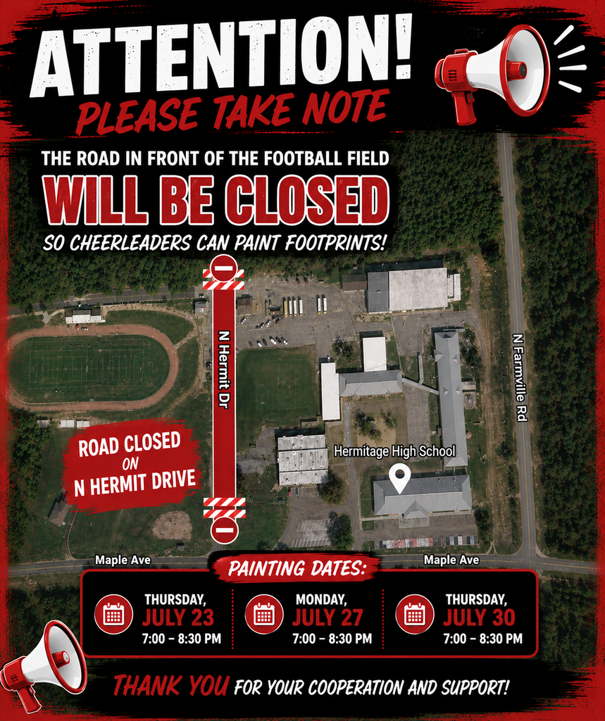 Road Closure for Cheerleaders 