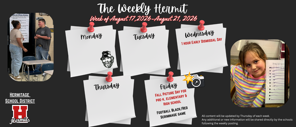 Weekly Hermit 8/17-8/21