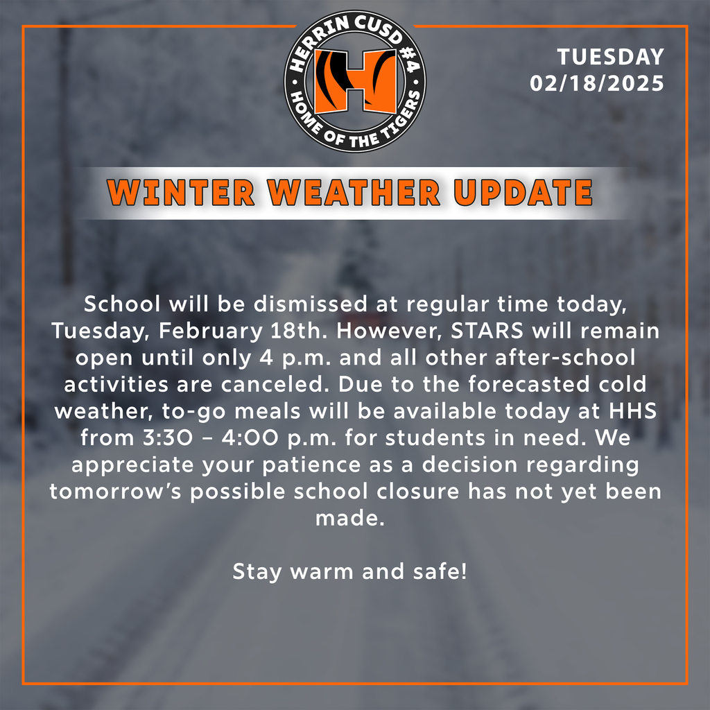 Winter Weather Update
