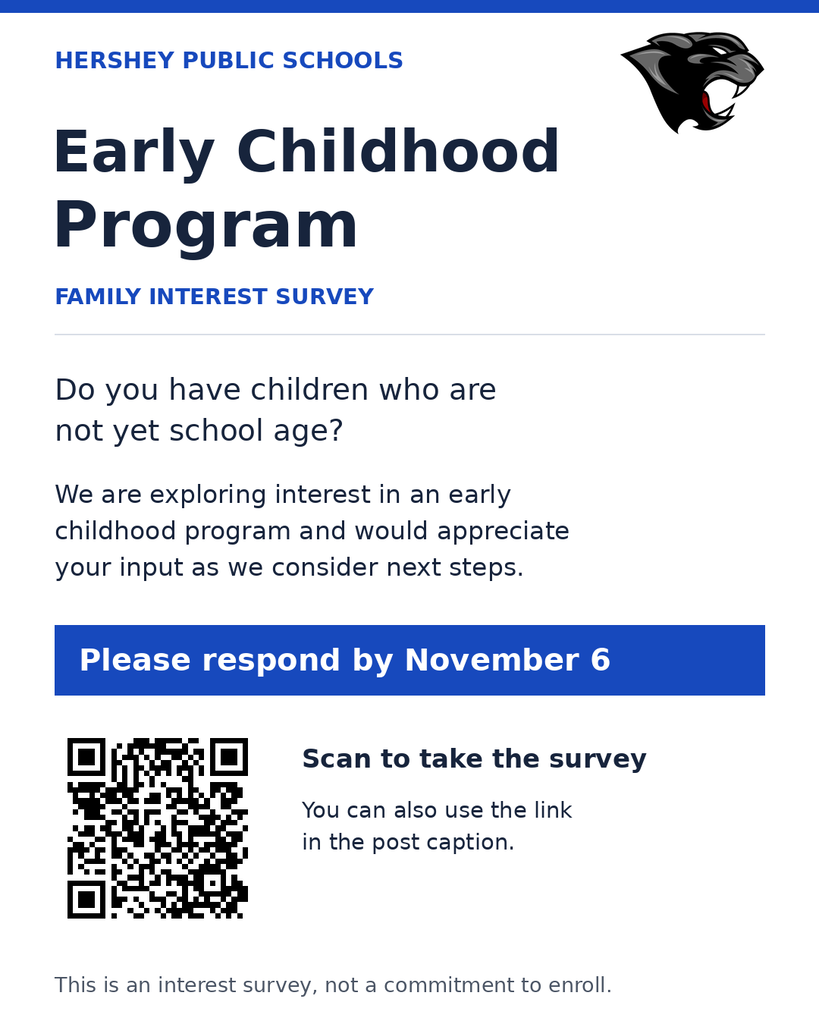 Early Childhood Program Flyer