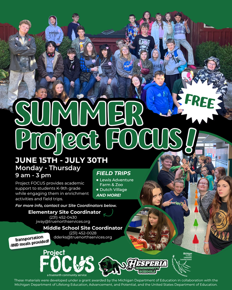 Summer Project Focus
