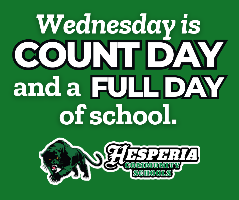 Count Day- Full Day of School