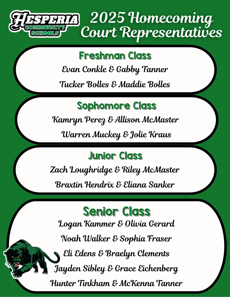 Homecoming Representatives