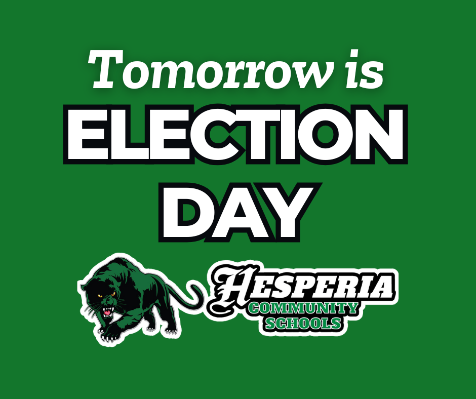 Tomorrow is Election Day