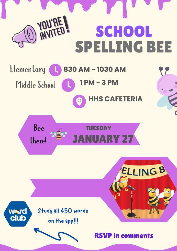 Spelling Bee Info