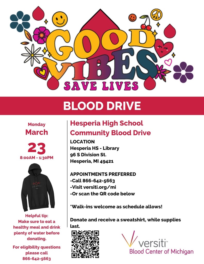 NHS Blood Drive 3/23
