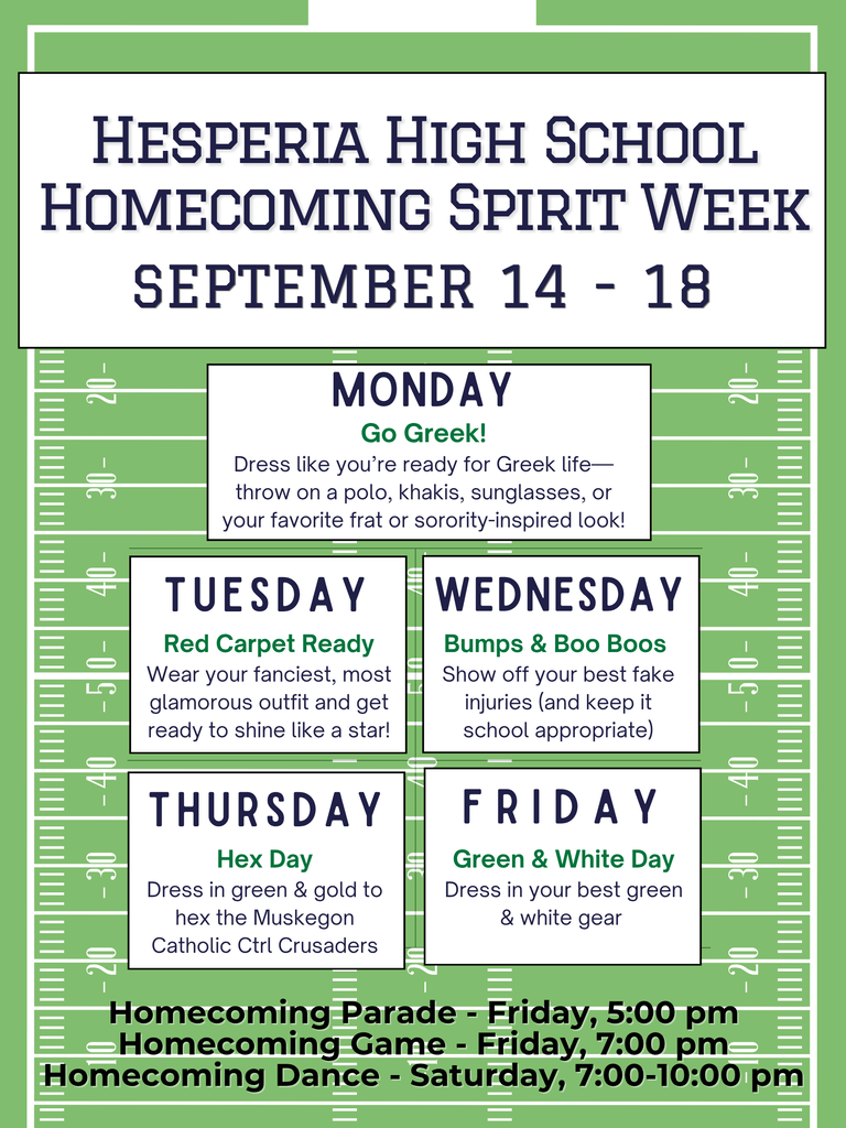 Homecoming Spirit Week- HS