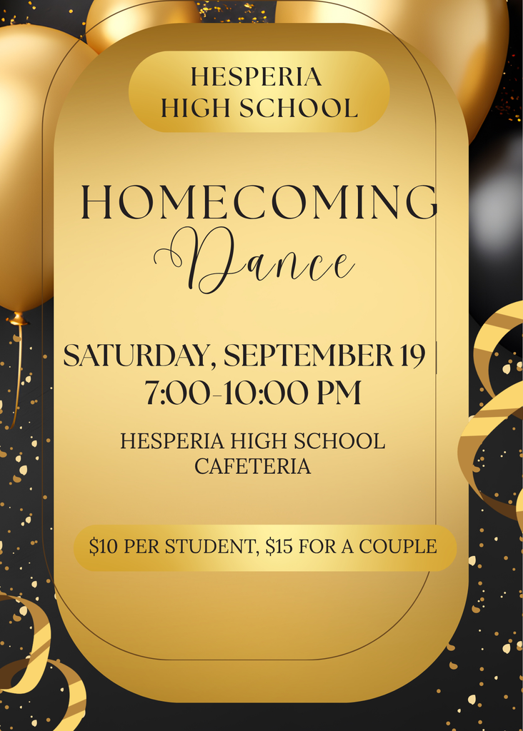 Homecoming Dance- HS