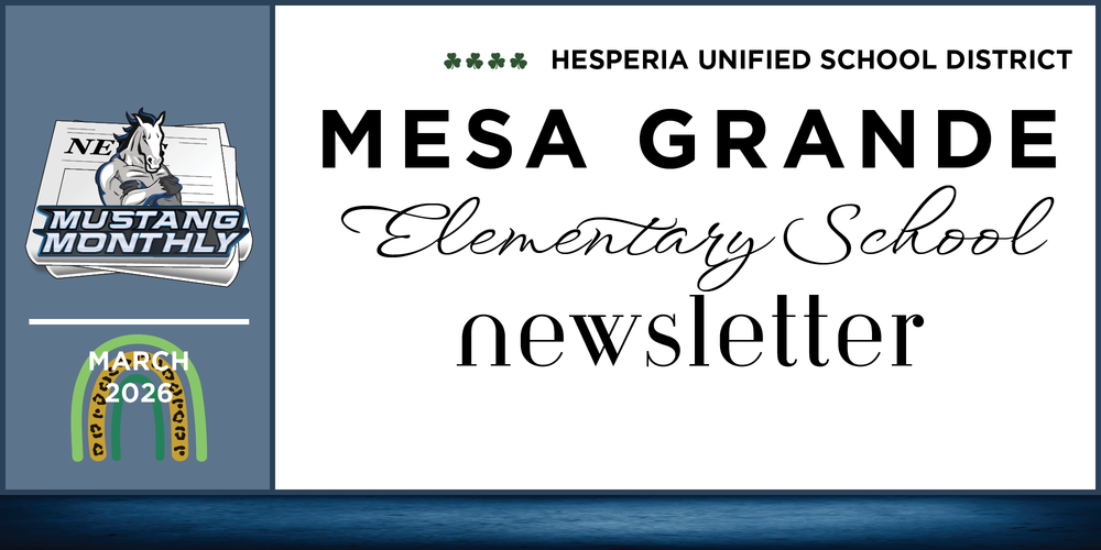 Header for March's Mustang Monthly Newsletter