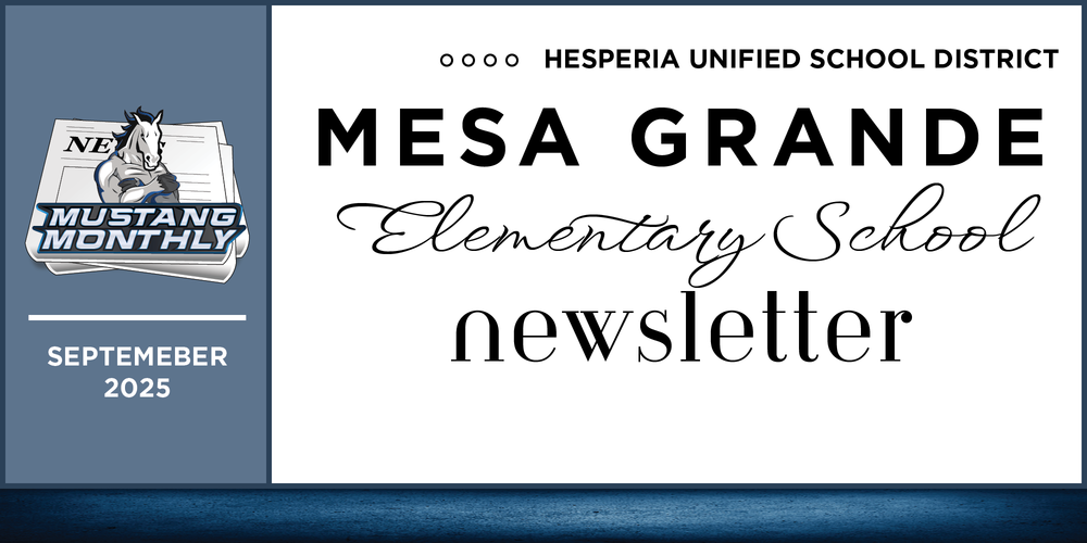 Mesa Grande Newsletter Header