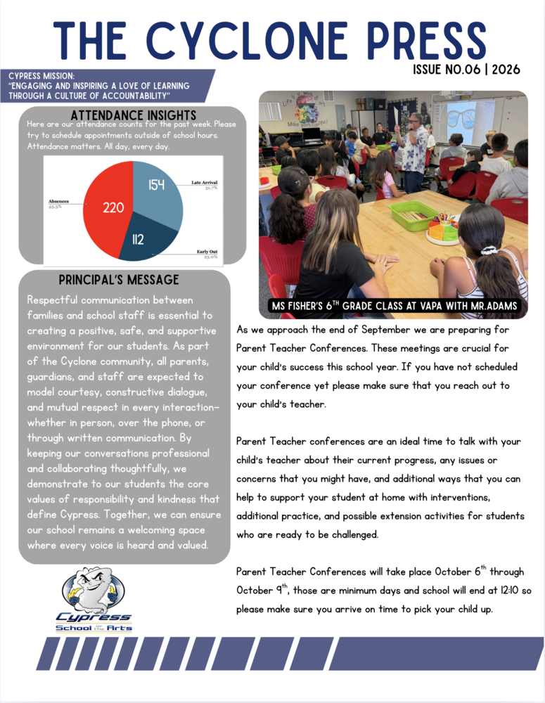 Cypress Newsletter