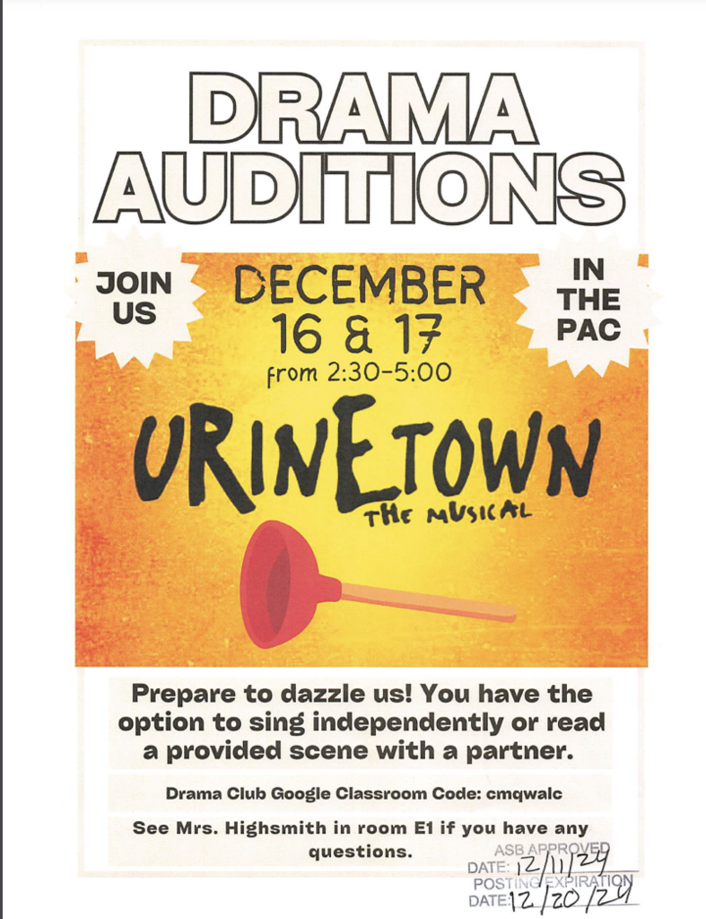 Drama Spring Auditions